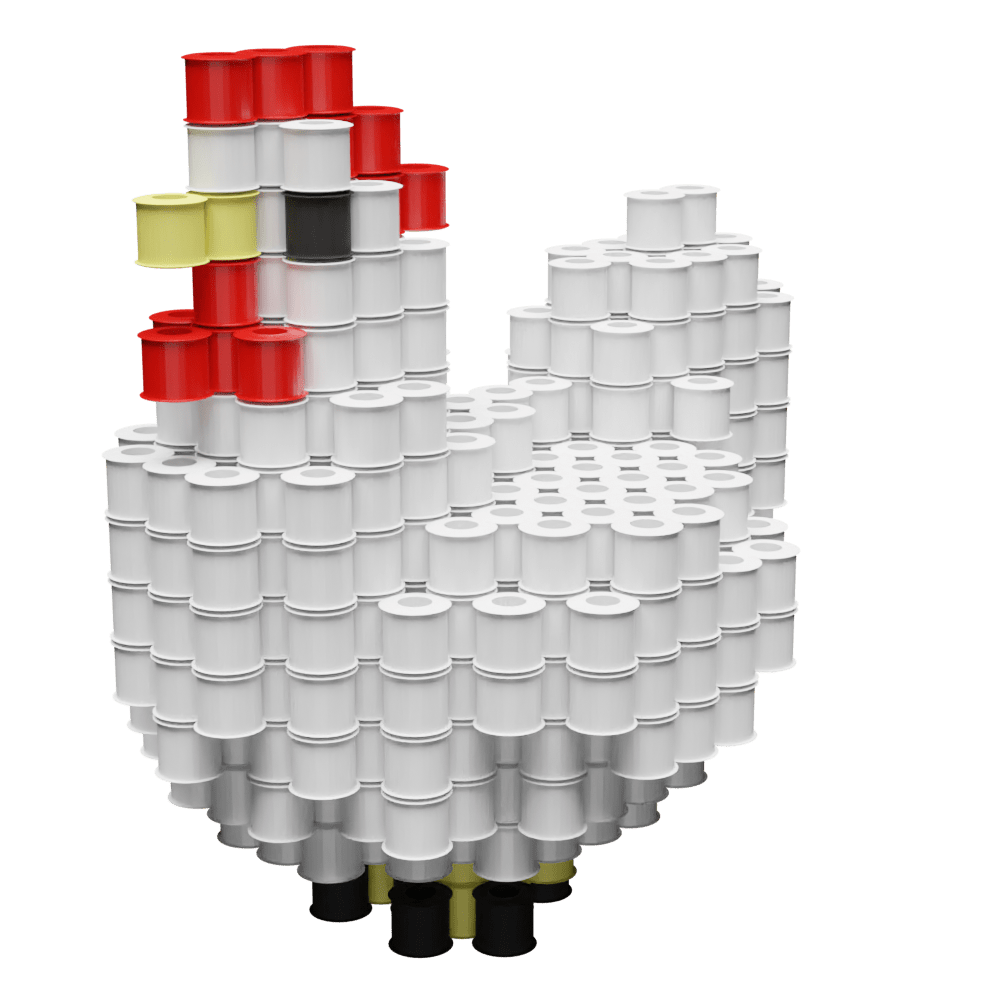 Patrón Cucco The Legend Of Zelda – fusebeads