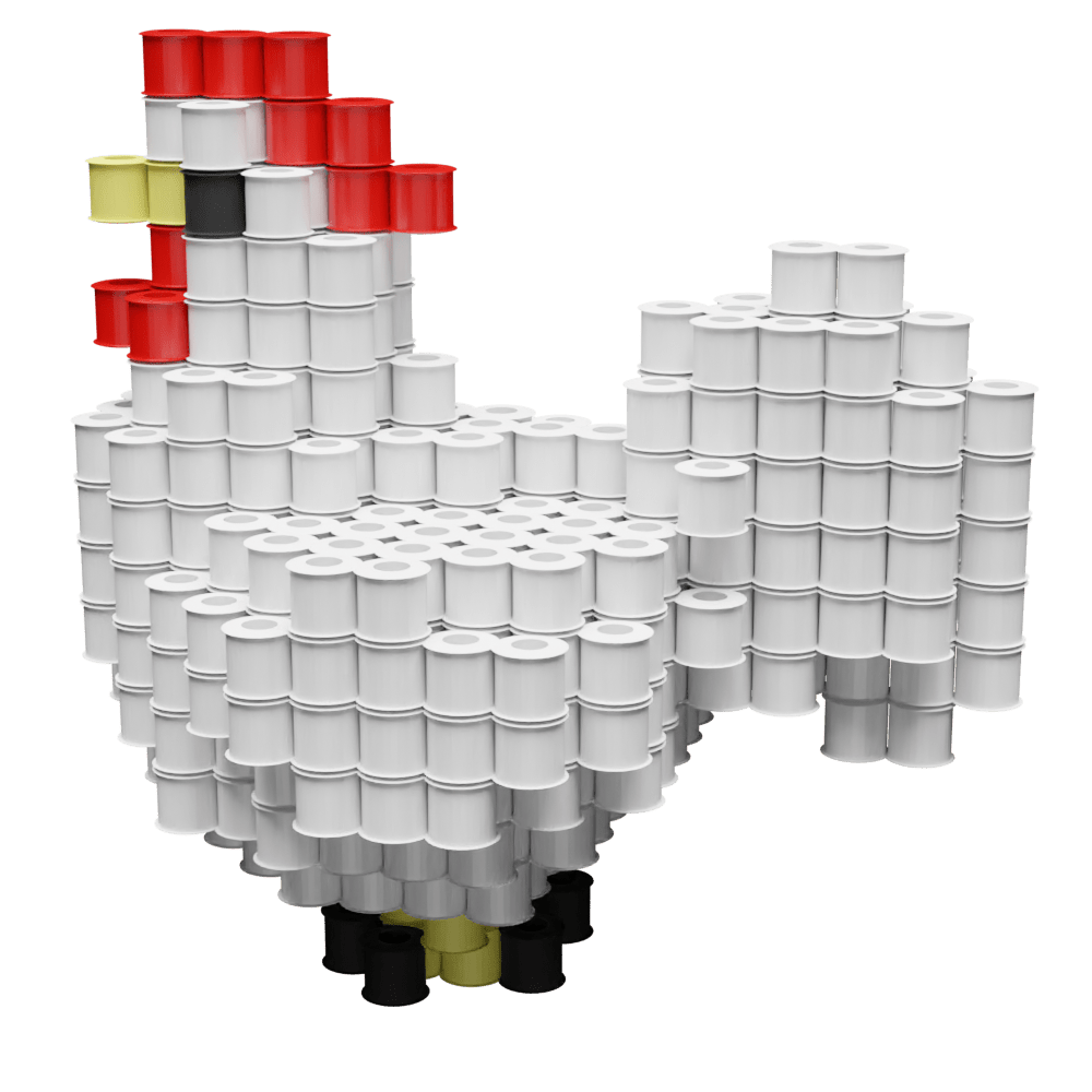 Patrón Cucco The Legend Of Zelda – fusebeads