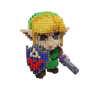Patrón Link The Legend Of Zelda – fusebeads