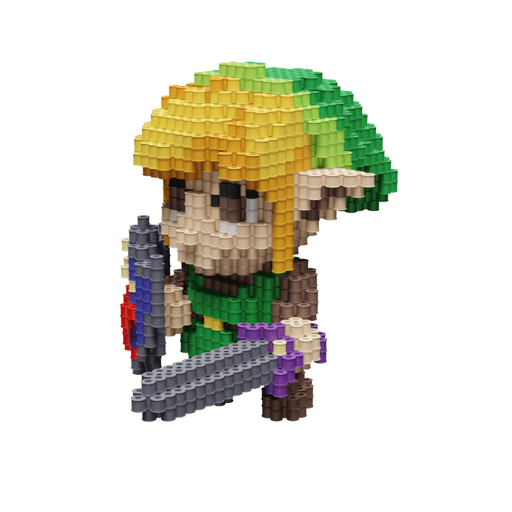 Patrón Link The Legend Of Zelda – fusebeads
