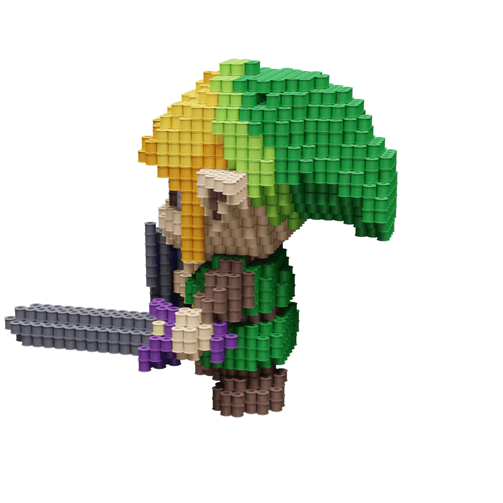 Patrón Link The Legend Of Zelda – fusebeads