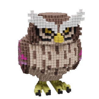 Patrón Wisdom Owl The Legend Of Zelda – fusebeads