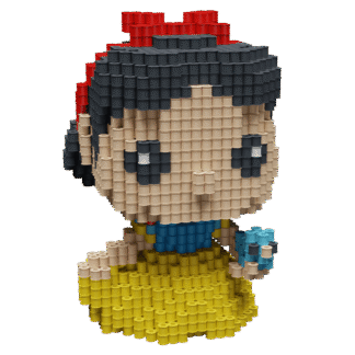 Patrón Blanca Nieves - Estilo Funko – fusebeads