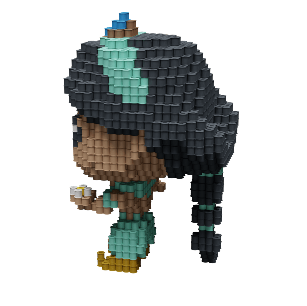 Patrón Jasmín Estilo Funko – fusebeads