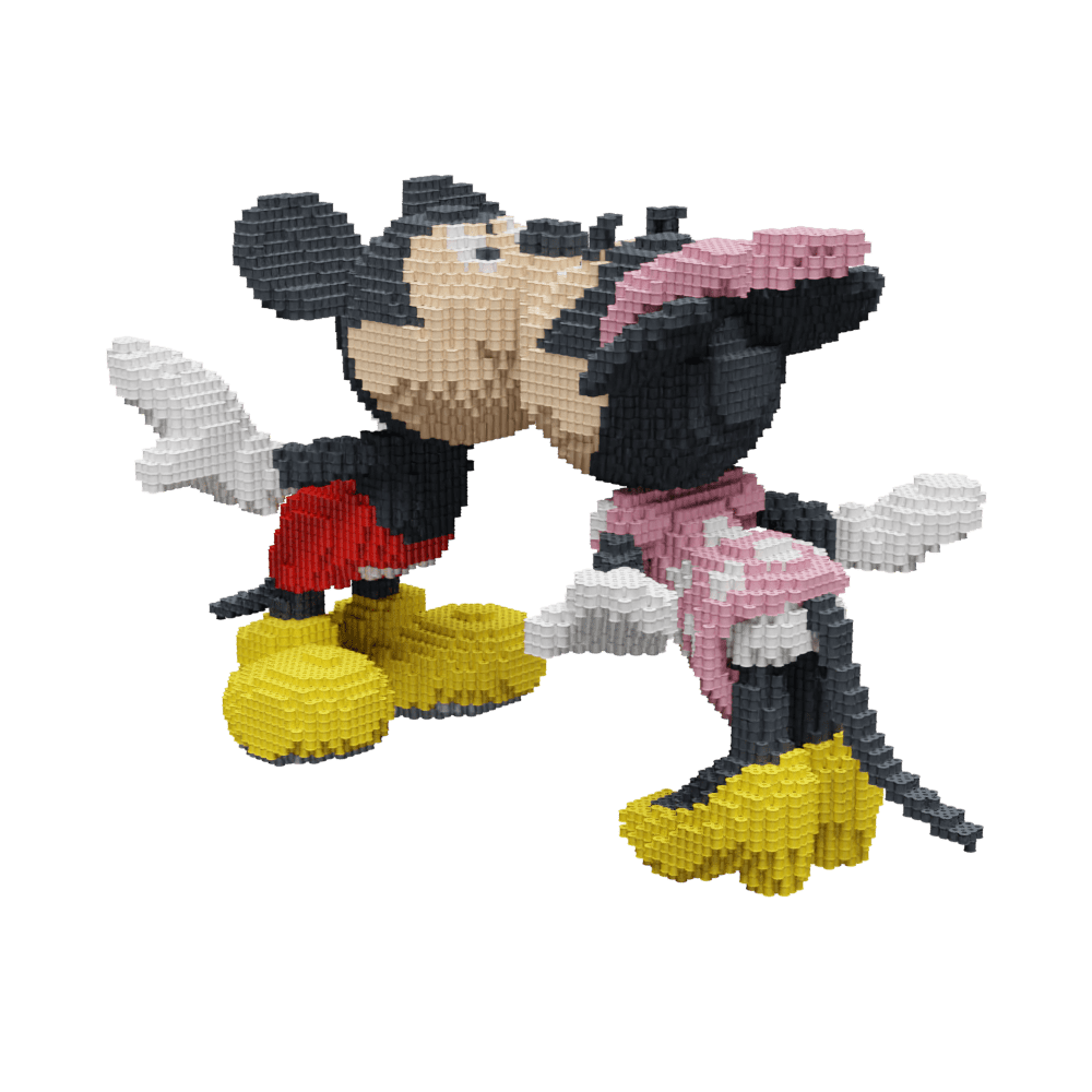 Patrón Mickey&Minnie – fusebeads