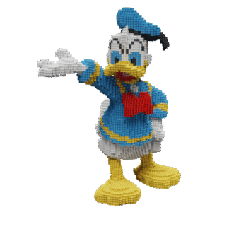 Patrón Pato Donald – fusebeads