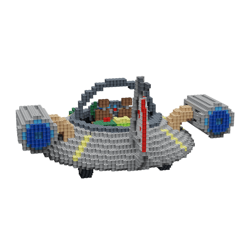 Patrón Nave Espacial - Rick & Morty – fusebeads
