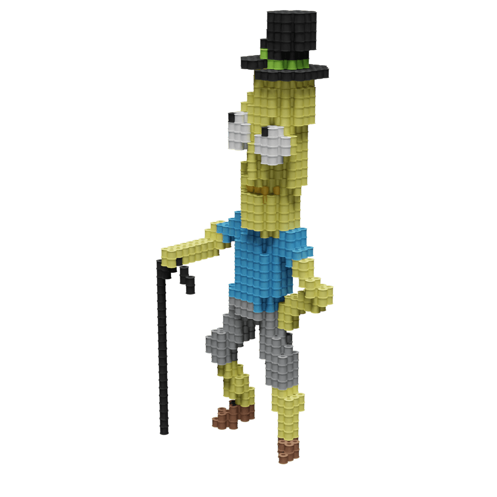 Patrón Sr.OjetesSucio (Mr. Poopybutthole) - Rick & Morty – fusebeads
