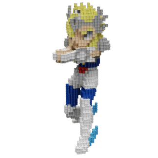 Patrón Hyoga - Caballeros Del Zodiaco – fusebeads
