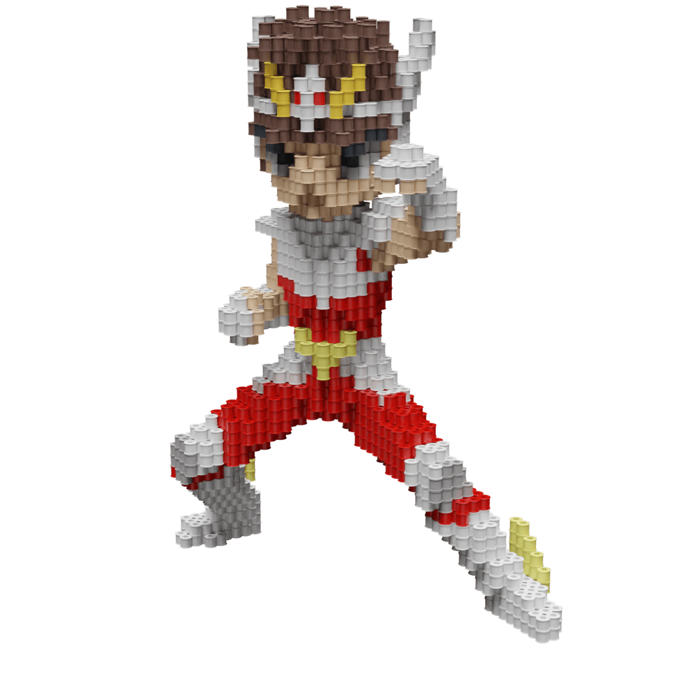 Patrón Seiya De Pegaso - Caballeros Del Zodiaco – fusebeads