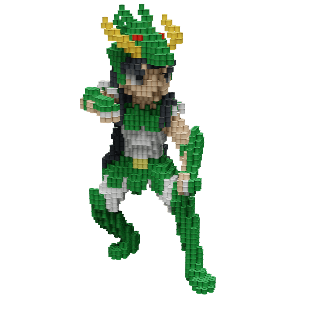 Patrón Shiryu - Caballeros Del Zodiaco – fusebeads