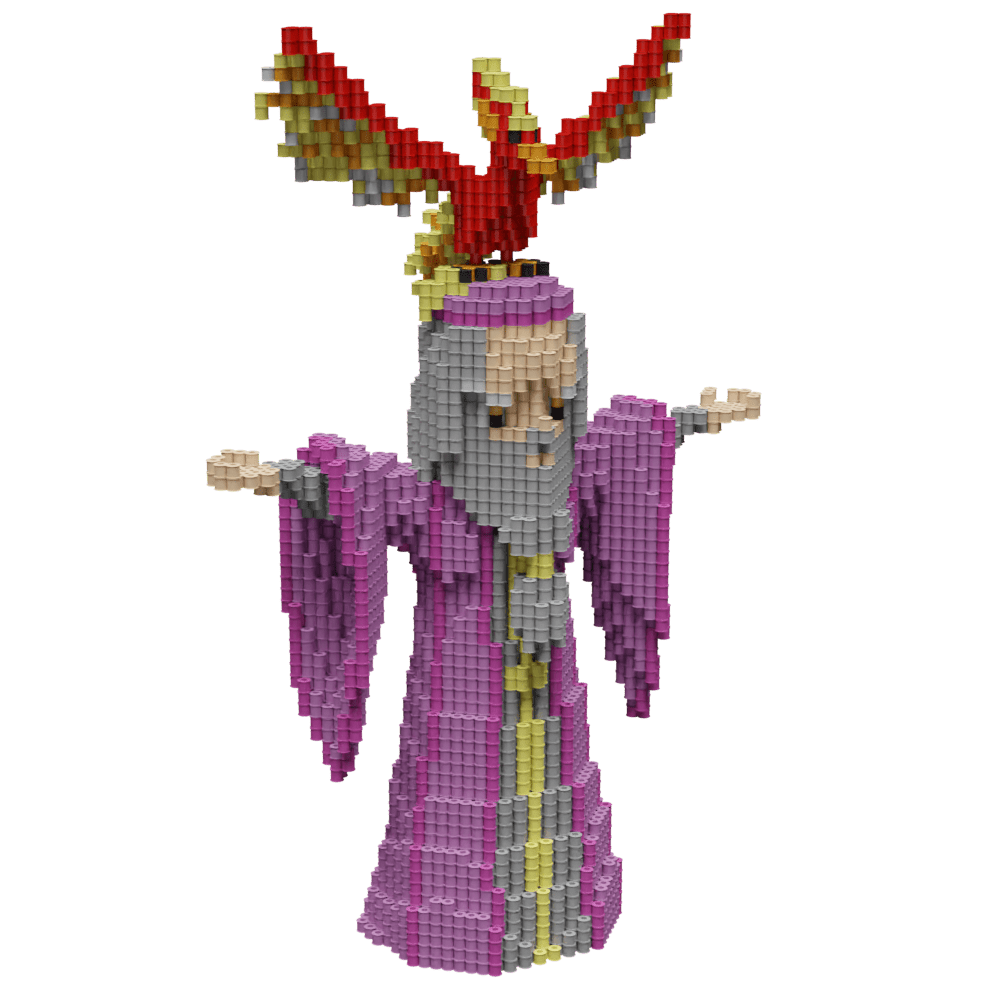 Patrón Albus Dumbledore - Harry Potter – fusebeads