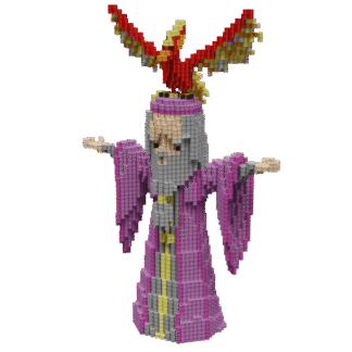 Patrón Albus Dumbledore - Harry Potter – fusebeads