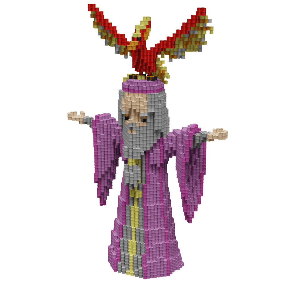 Patrón Albus Dumbledore - Harry Potter – fusebeads