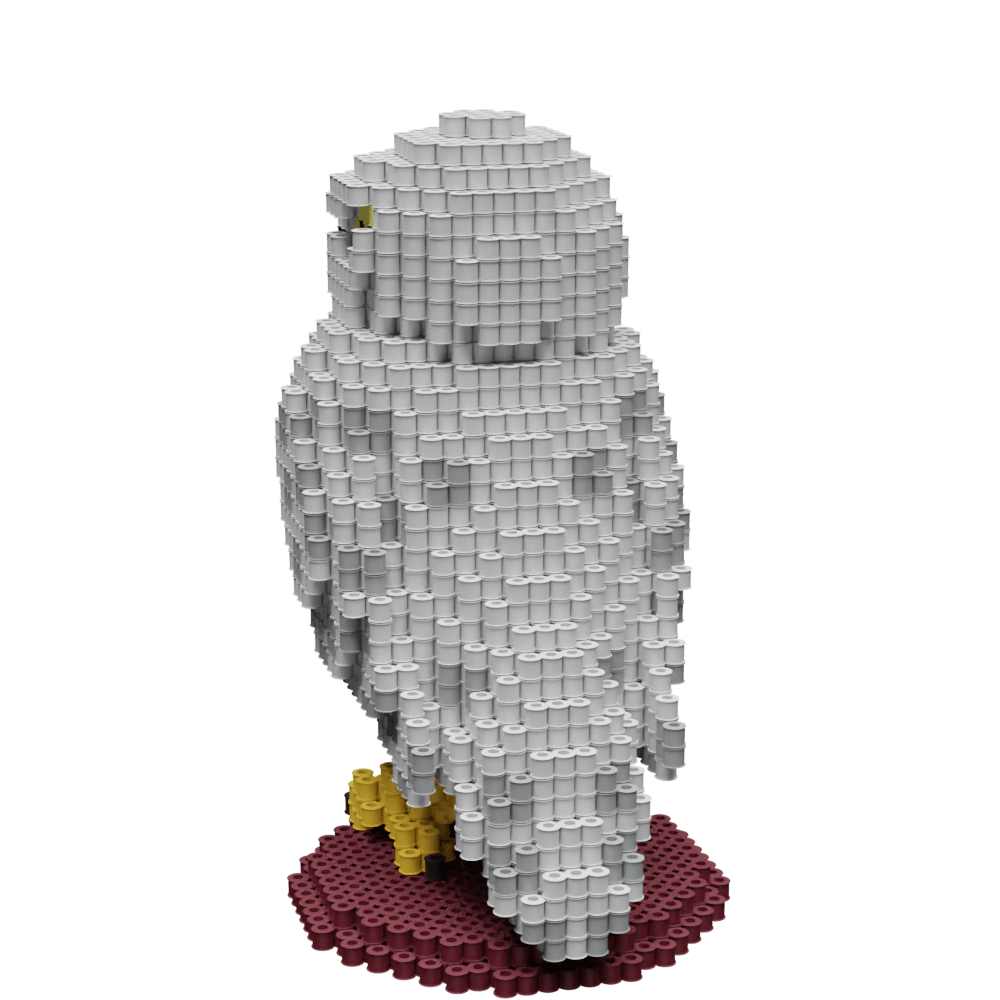 Patrón Hedwig - Harry Potter – fusebeads