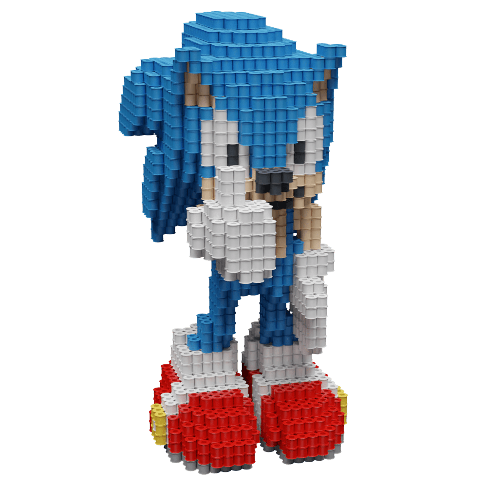 Patrón Sonic The Hedgehog – fusebeads