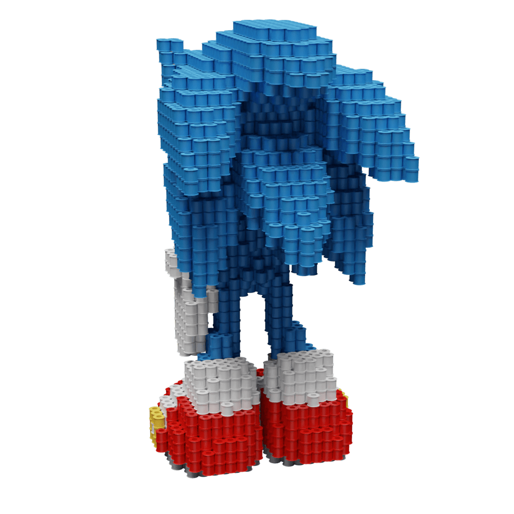 Patrón Sonic The Hedgehog – fusebeads