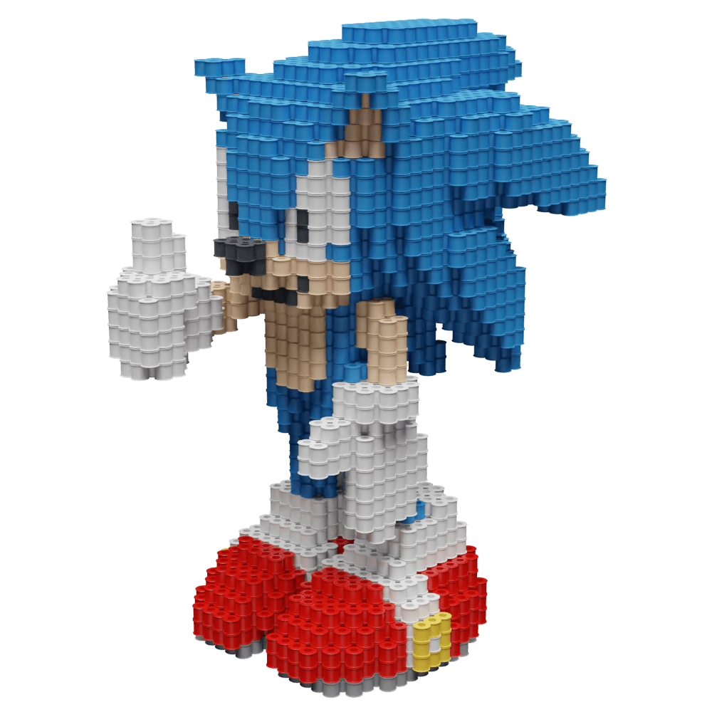Patrón Sonic The Hedgehog – fusebeads