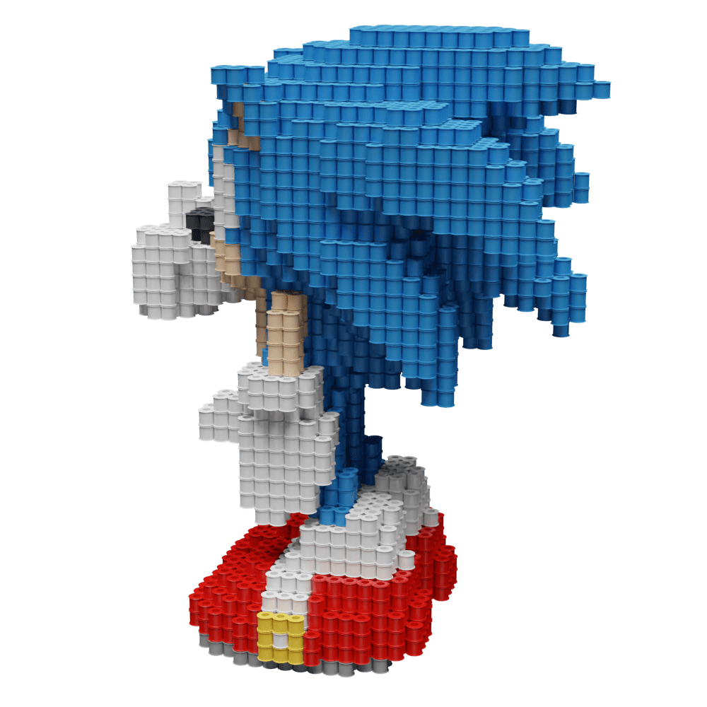 Patrón Sonic The Hedgehog – fusebeads