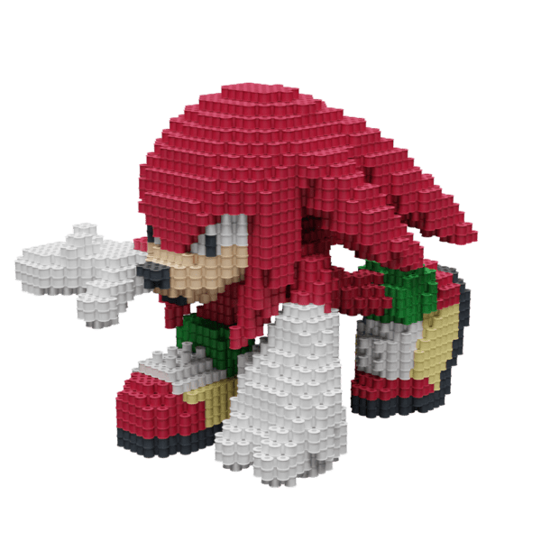 Knuckles Pattern Sonic Patrón knuckles – Sonic The Hedgehog – FanArt FuseBeads