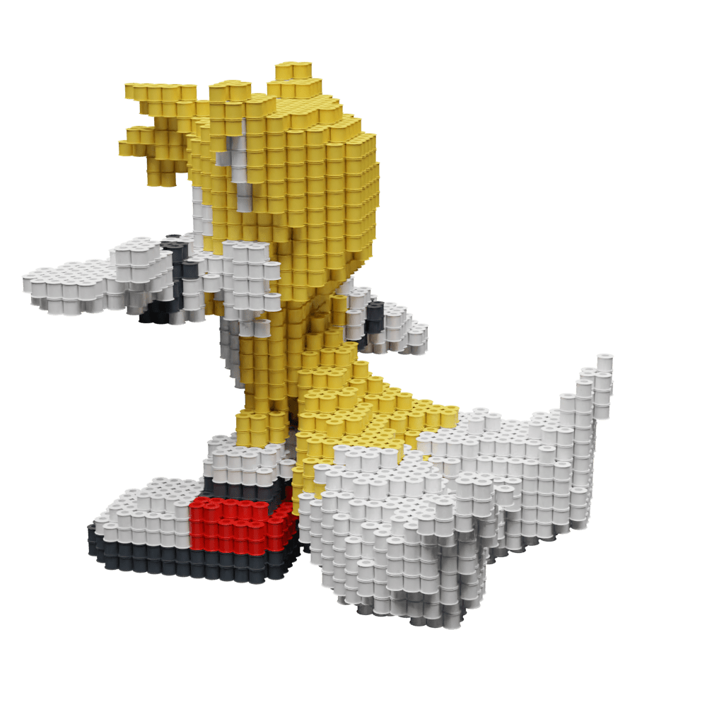 Patrón Tails - Sonic The Hedgehog – fusebeads
