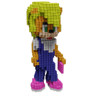 Patrón Coco - Crash Bandicoot – fusebeads