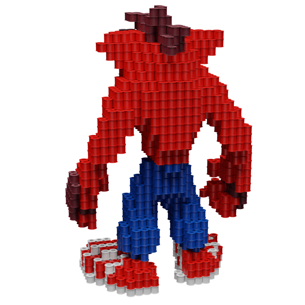 Patrón Crash Bandicoot – fusebeads