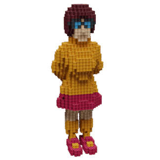 Patrón Velma Dinkley - Mysterie Machine – fusebeads