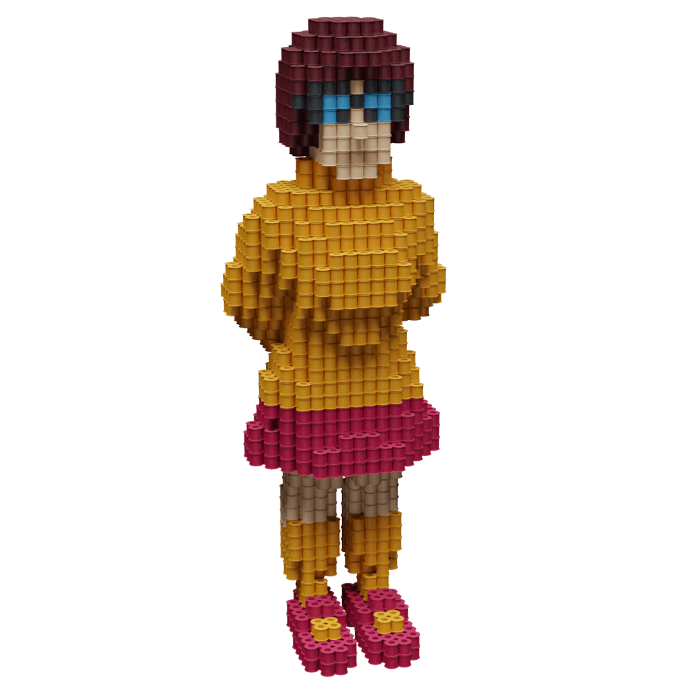 Patrón Velma Dinkley - Mysterie Machine – fusebeads