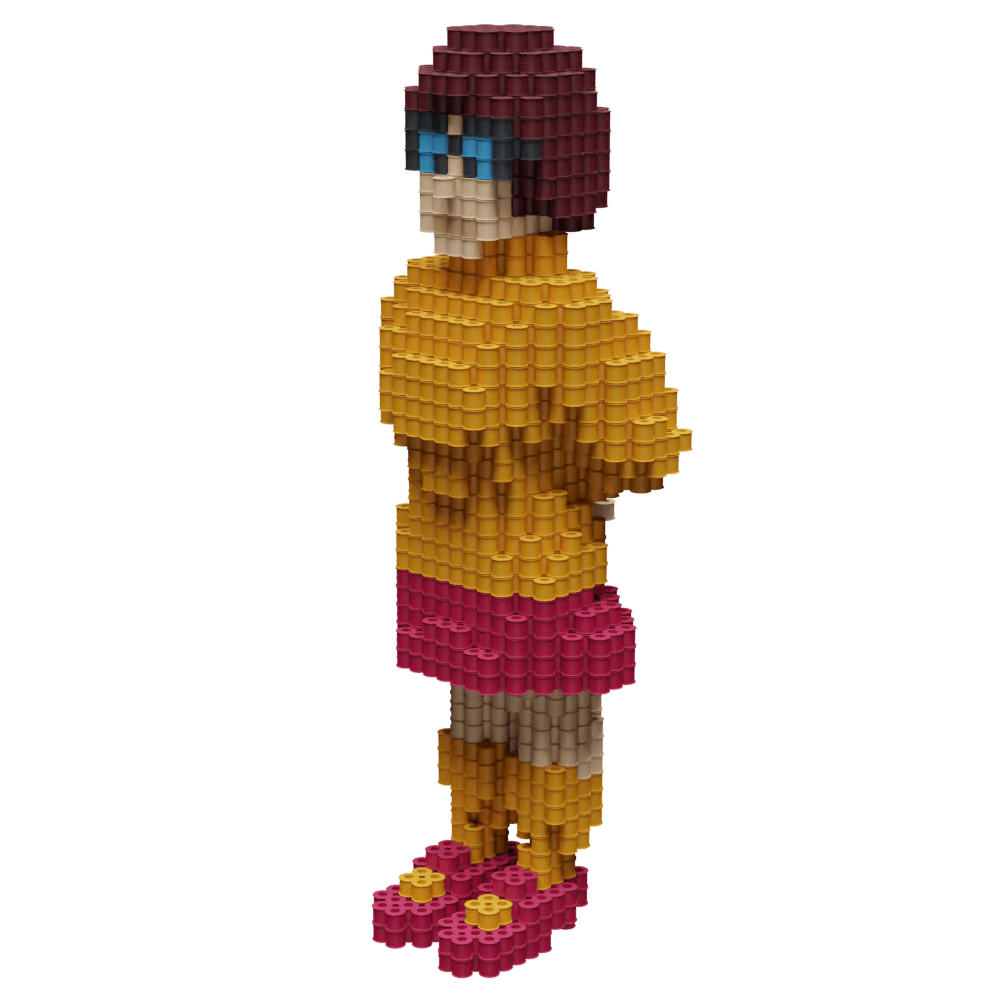 Patrón Velma Dinkley - Mysterie Machine – fusebeads