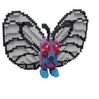 Patrón Butterfree - Pokémon – fusebeads