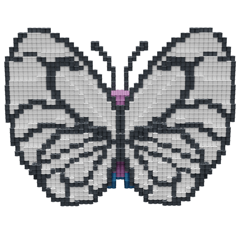 Patrón Butterfree - Pokémon – fusebeads
