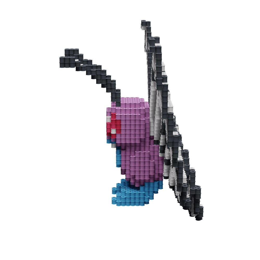 Patrón Butterfree - Pokémon – fusebeads