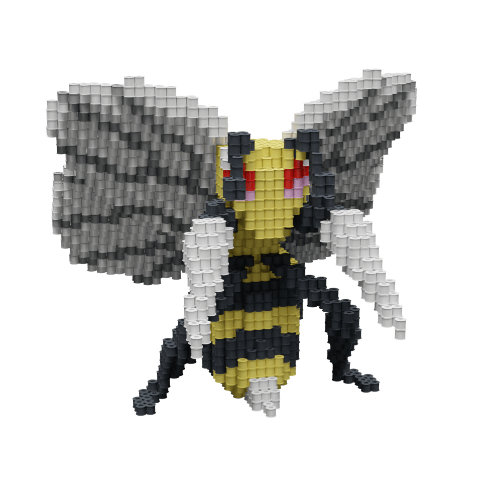 Patrón Beedrill - Pokémon – fusebeads