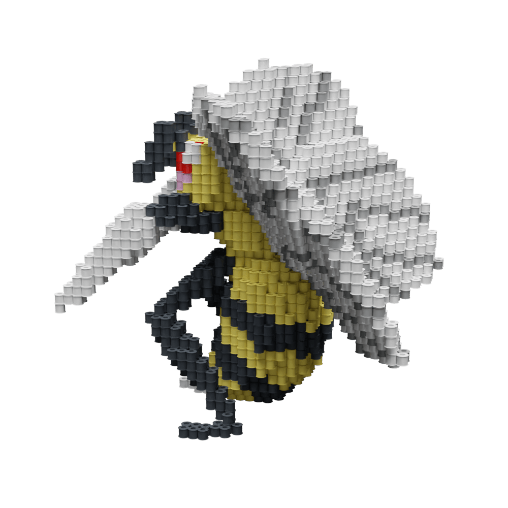 Patrón Beedrill - Pokémon – fusebeads
