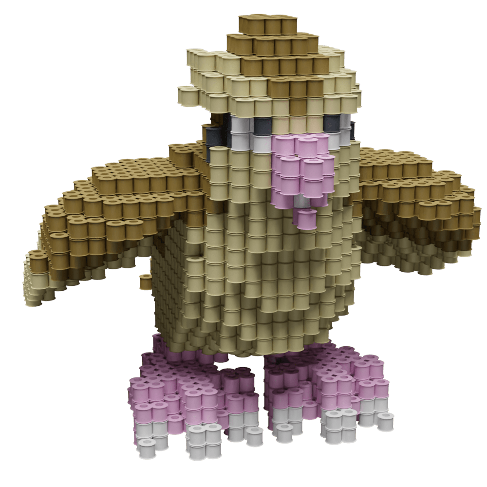 Patrón Pidgey - Pokémon – fusebeads