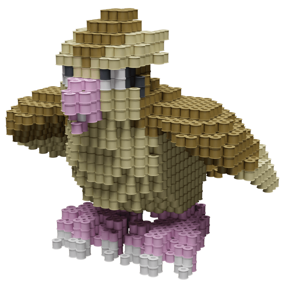 Patrón Pidgey - Pokémon – fusebeads
