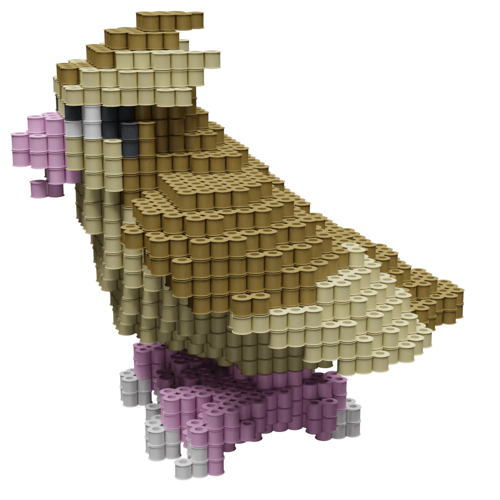 Patrón Pidgey - Pokémon – fusebeads
