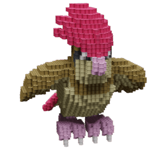 Patrón Pidgeotto - Pokémon – fusebeads