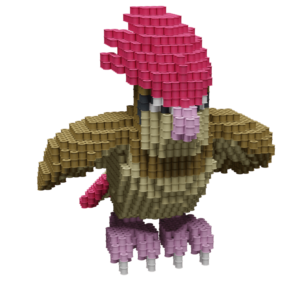 Patrón Pidgeotto - Pokémon – fusebeads