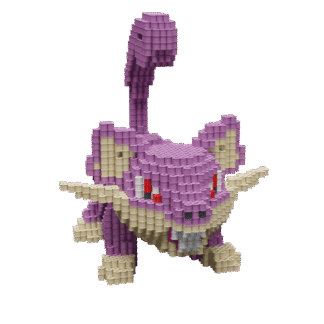 Patrón Rattata - Pokémon – fusebeads