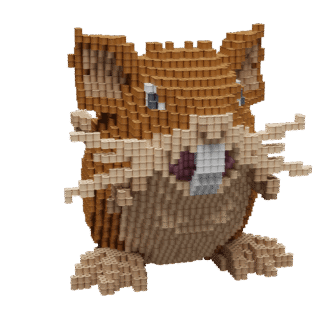 Patrón Raticate - Pokémon – fusebeads