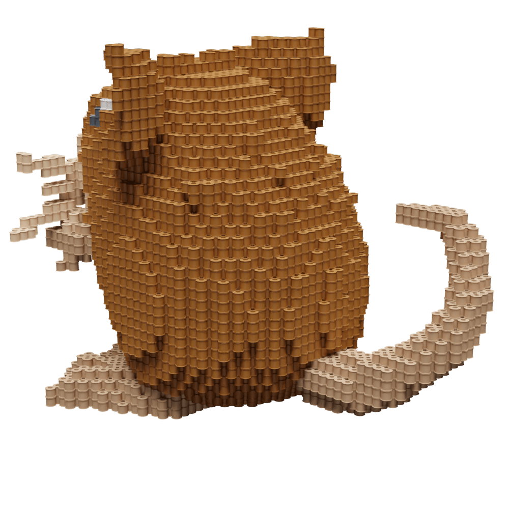 Patrón Raticate - Pokémon – fusebeads