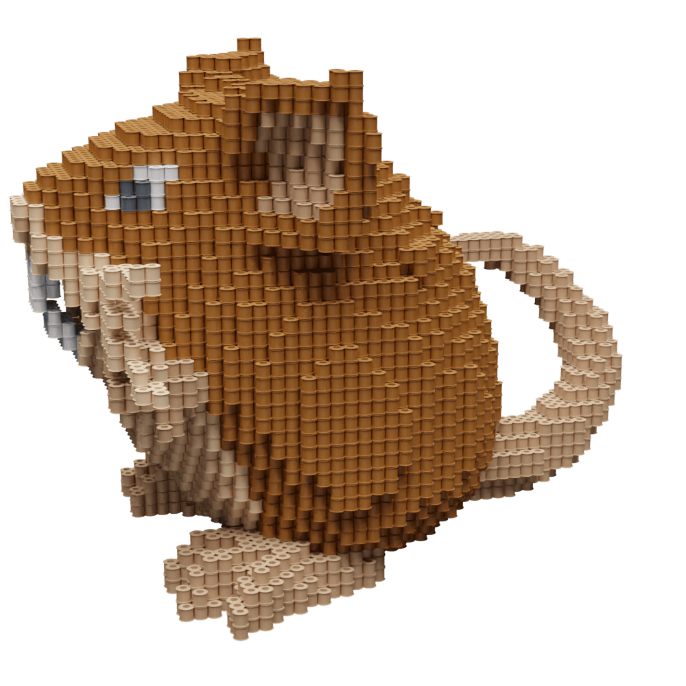 Patrón Raticate - Pokémon – fusebeads