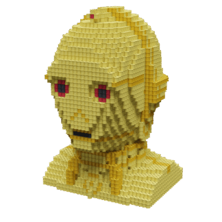 Patrón C3PO - StarWars – fusebeads
