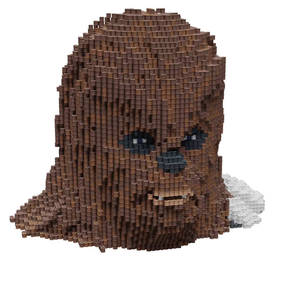 Patrón Chewbacca - Starwars – fusebeads
