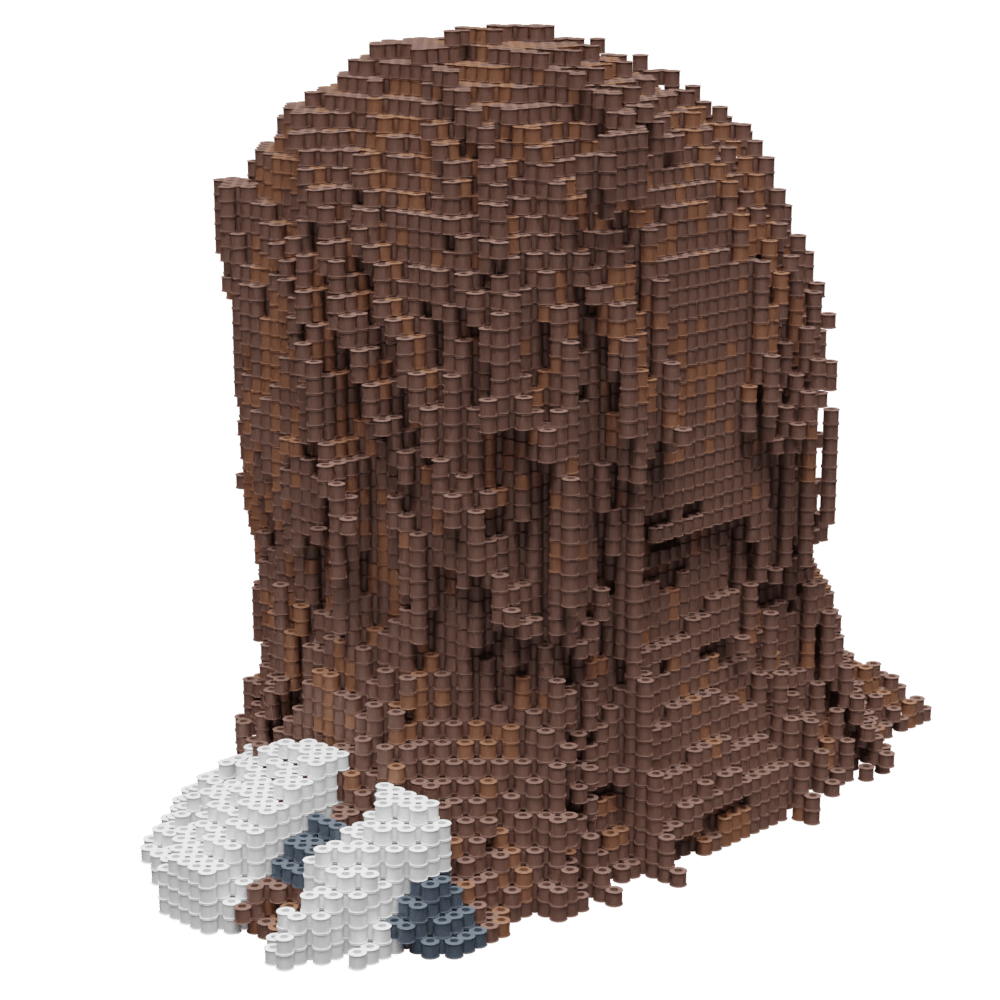 Patrón Chewbacca - Starwars – fusebeads