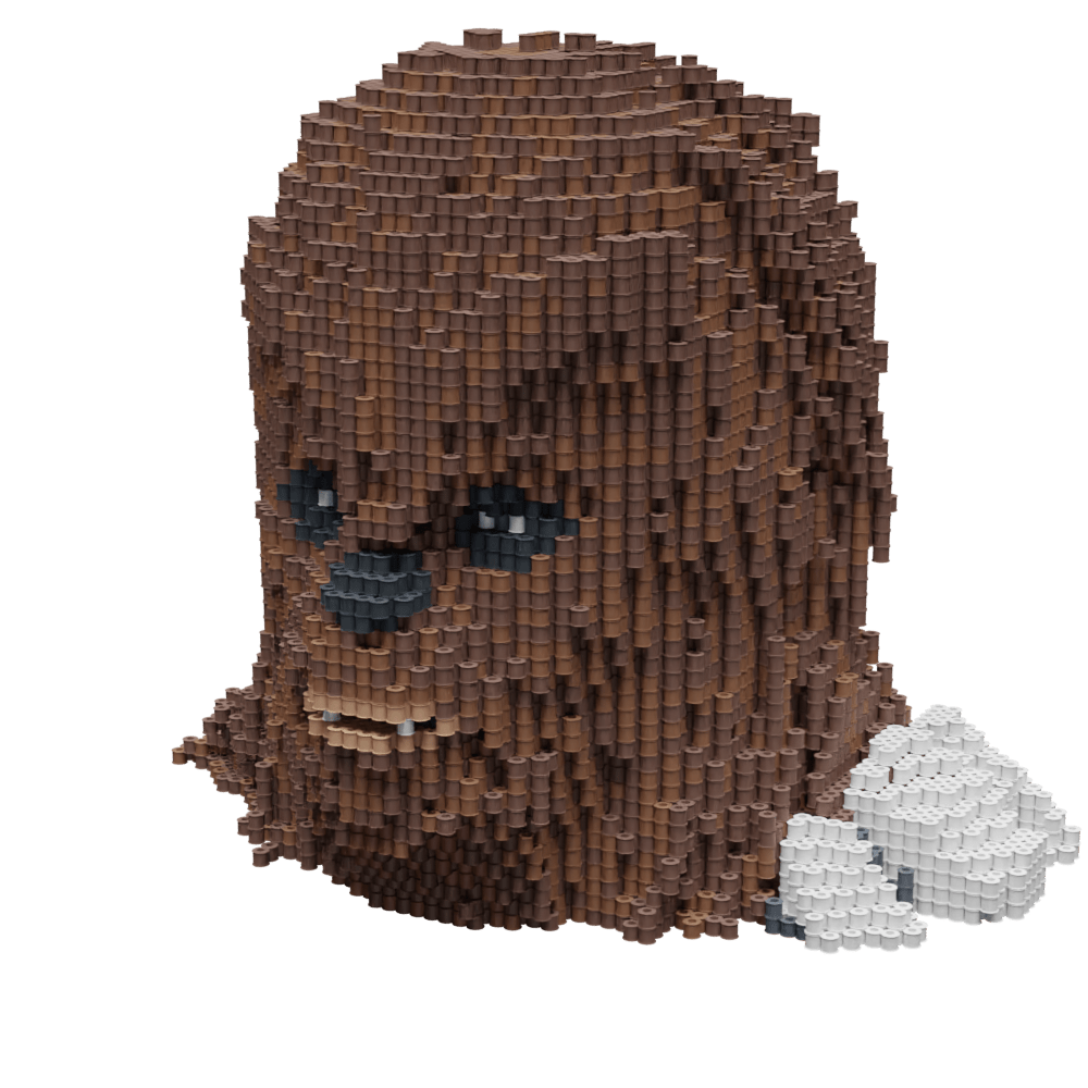 Patrón Chewbacca - Starwars – fusebeads