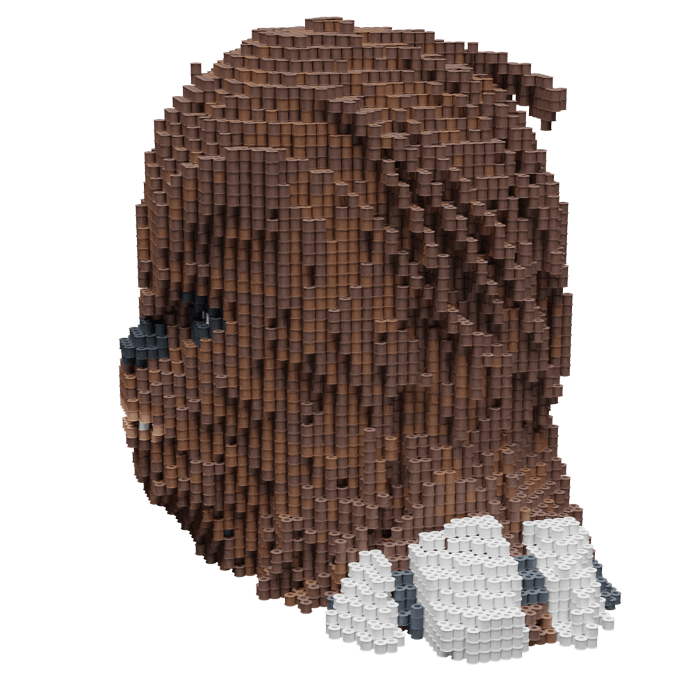 Patrón Chewbacca - Starwars – fusebeads