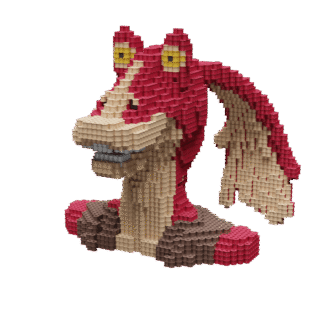 Patrón Jar Jar Binks - StarWars – fusebeads